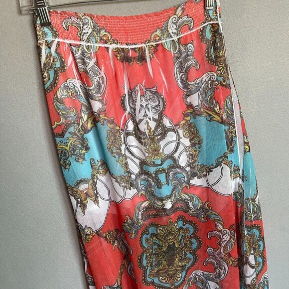Crimson Ivy Bohemian Sheer Skirt Size L - Picture 3 of 7